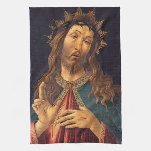 Paño De Cocina Cristo coronado de espinas por Sandro Botticelli