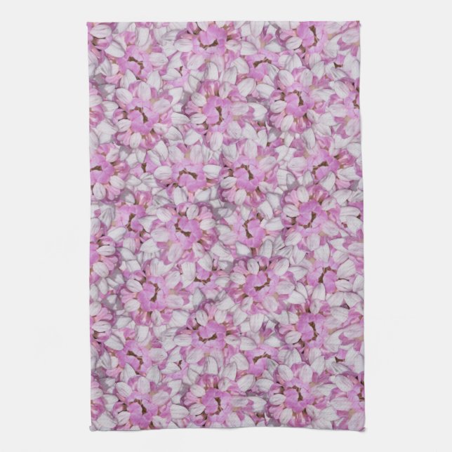 Paño De Cocina Crown Vetch Seamless Pattern (Vertical)