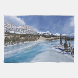 Paño De Cocina Cruce del río Saskatchewan