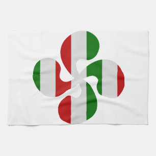 Paño De Cocina Cruces Vasco Multicolores