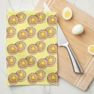 Paño De Cocina Crumpets de agua caliente Cocina británica Comida 