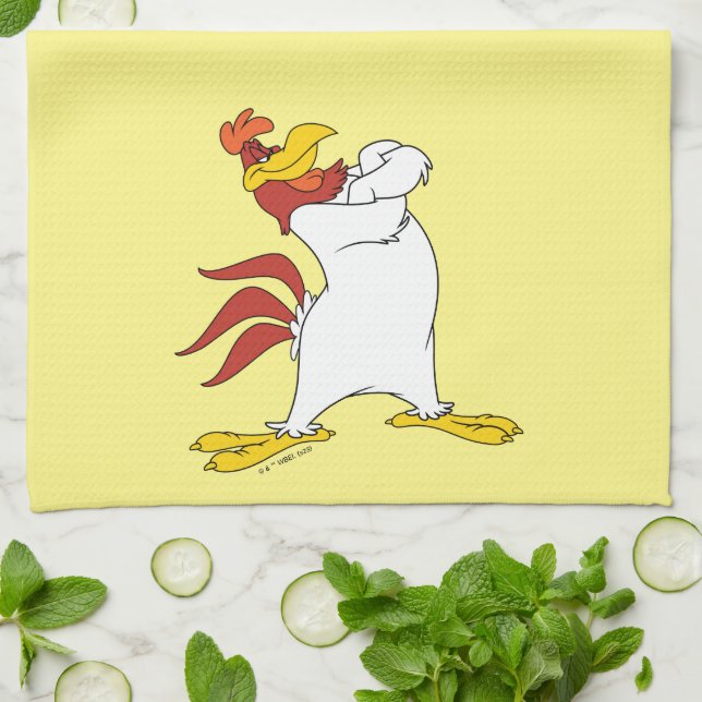 Paño De Cocina Cruzan los brazos de Lehorn Foghorn (Doblado)