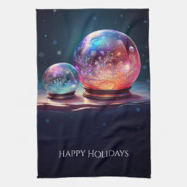 Paño De Cocina Crystal Snowballs Holiday Kitchen Towel