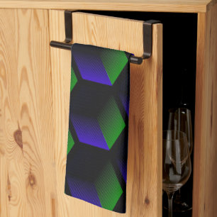 Paño De Cocina cuadrado geométrico transparente