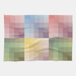 Paño De Cocina Cuadrados, plazas y más plazas,