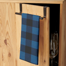 Paño De Cocina Cuadros Escoceses Azules de Leñador