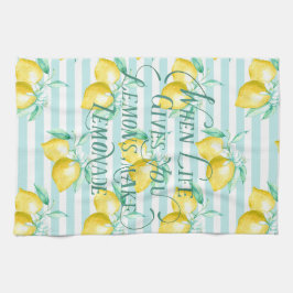 Paño De Cocina Cuando la vida te da lemas | Cotización motivacion