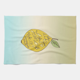 Paño De Cocina Cuando la vida te da Lemons Ombre