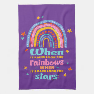 Paño De Cocina Cuando llueve, busca arcos de lluvia