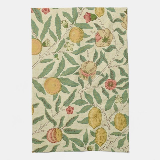 Paño De Cocina Cuatro frutas, William Morris (Vertical)