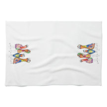 Cuatro pájaros alegres y coloridos