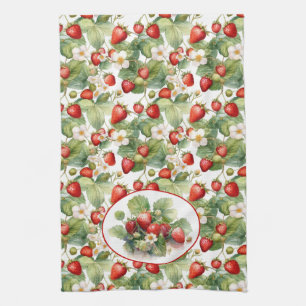 Paño De Cocina Cubierta de fresas