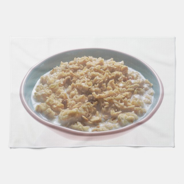 Paño De Cocina Cuenco de harina de avena (Horizontal)