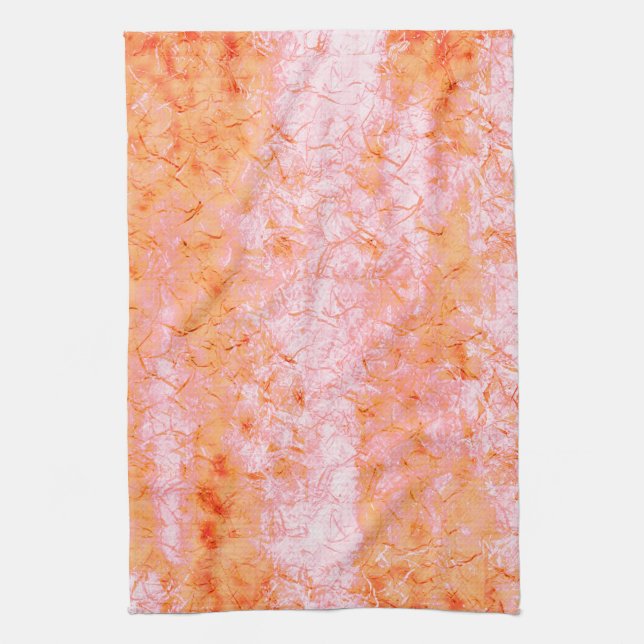 Paño De Cocina Cuero de salmón falso, blanco roto (Vertical)