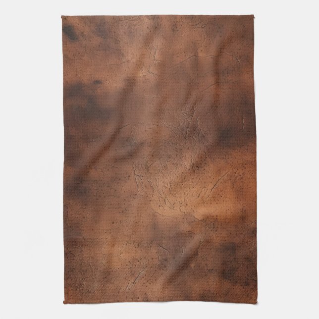 Paño De Cocina Cuero negro marrón (Vertical)