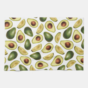 Paño De Cocina Cuidados aguacates verdes y aguacates