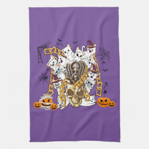 Paño De Cocina Cuidados y graciosos gatos malvados