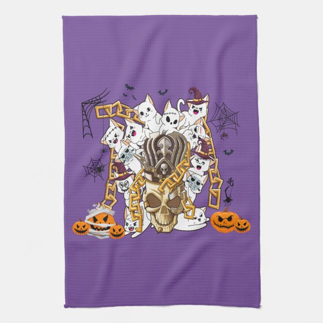 Paño De Cocina Cuidados y graciosos gatos malvados (Vertical)