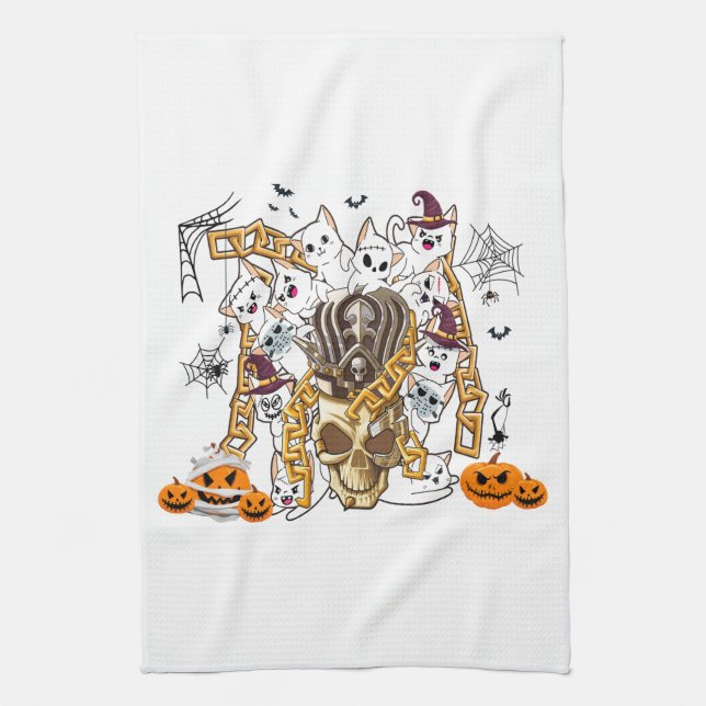 Paño De Cocina Cuidados y graciosos gatos malvados (Vertical)