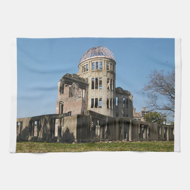 Paño De Cocina Cúpula de la bomba atómica, Hiroshima, Japón (Horizontal)