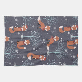 Paño De Cocina Curte Winter Fox