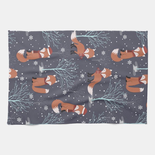 Paño De Cocina Curte Winter Fox (Horizontal)