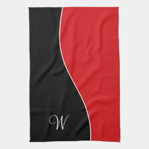 Paño De Cocina Curvas modernas estilo contemporáneo personalizado