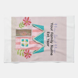 Paño De Cocina Custom The Signature Whimsy (Pink & Teal) 