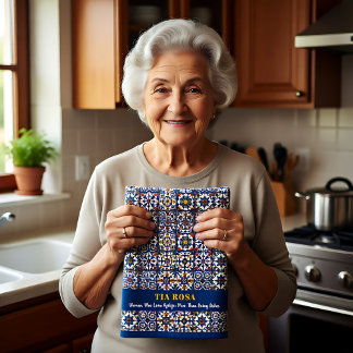 Paño De Cocina Customizable Azulejo Sass