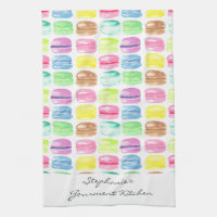 Cuta de acuarela de macarrón personalizada