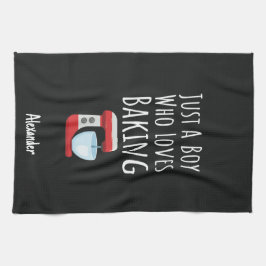 Paño De Cocina Cute Black Baking Gifts For Kids Baby Boys Baker