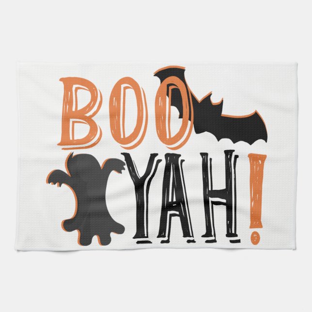 Paño De Cocina cute booyah halloween (Horizontal)