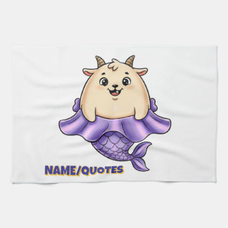 Paño De Cocina Cute Capricorn Cartoon – Whimsical Zodiac