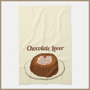 Paño De Cocina Cute Chocolate Lover