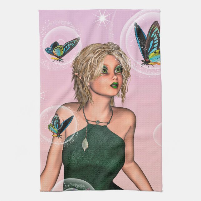 Paño De Cocina Cute Fairy (Vertical)