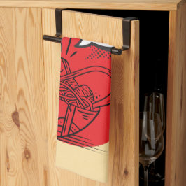 Paño De Cocina Cute Kawaii Ramen - Funny Japanese Food 