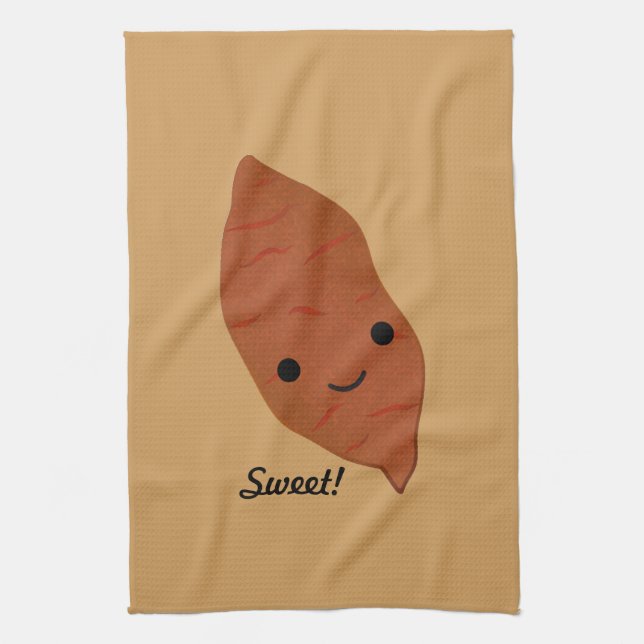 Paño De Cocina Cute Kawaii Sweet Potato (Vertical)