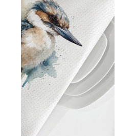 Paño De Cocina Cute Kookaburra en una sucursal, personalizado