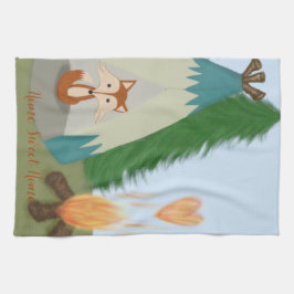 Paño De Cocina Cute Lone Fox