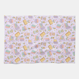 Paño De Cocina Cute Magic Books Purple Kitchen Towels