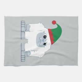 Paño De Cocina Cute Navidades Elf Yeti