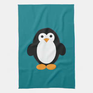 Paño De Cocina Cute Personalizado Penguin