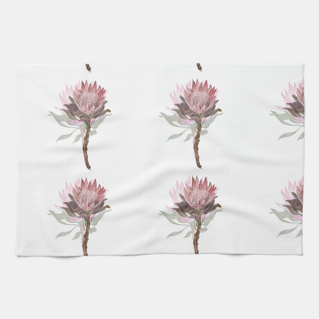 Paño De Cocina Cute protea flower (Horizontal)
