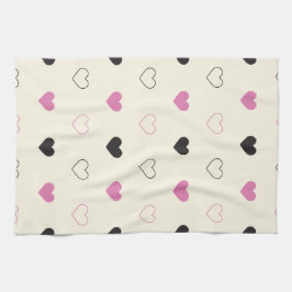 Paño De Cocina Cute Simple Heart Pattern