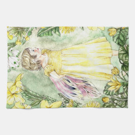 Paño De Cocina Cute Spring Fairy Kitchen Towel