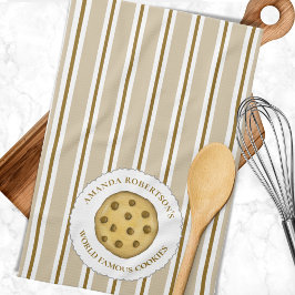 Paño De Cocina Cute Whimsical Strike Chocolate Cookie