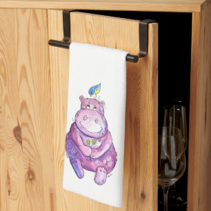 Paño De Cocina Cuto Whimsical Purple