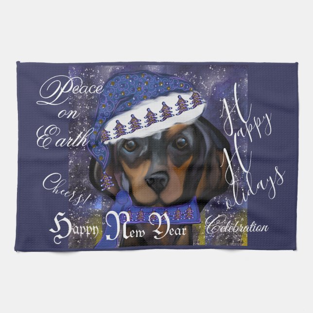 Paño De Cocina Dachshund (Horizontal)