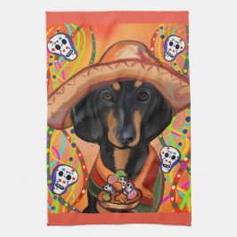 PAÑO DE COCINA DACHSHUND