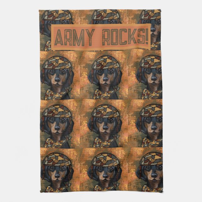 PAÑO DE COCINA DACHSHUND (Vertical)